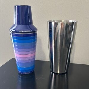 Jonathan Adler Striped Cocktail Shaker